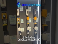 Seluruh Rumah 300 Mikron Filtrasi Flushable Spin Down Sediment Air Filter