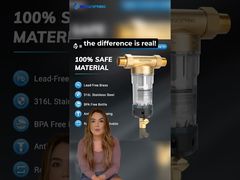 Filter Pembersih Manual Spin Down Sedimen untuk Seluruh Rumah