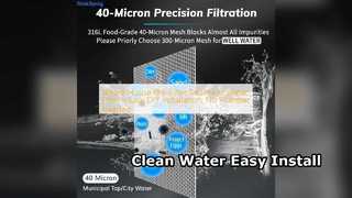 Filter Air Seluruh Rumah Mudah Dipasang