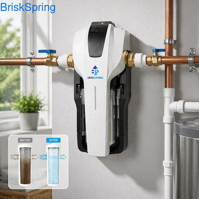 Pra Filter Air Tekanan Tinggi Anti Bocor dengan Kartrid Pelepasan Cepat untuk Pemurnian Air Sentral