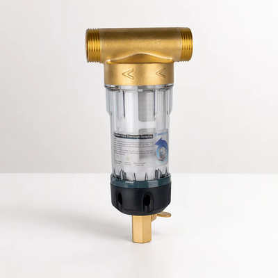 Seluruh Rumah Spin Down Sediment Air Pre Filter dengan 40 Mikron Filtrasi Desain yang dapat digunakan kembali dan Food Grade SS316L Mesh