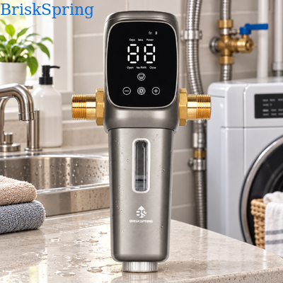 Fully Automatic Whole House Water Pre Filter with 40 Micron Precision Filtration and SUS 316L Stainless Steel Mesh Sediment Prefilter