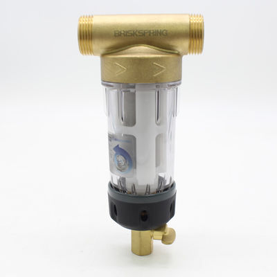 Spin Down Pra-Filter Air Sedimen dengan Scrapper, Sistem Pra-Filtrasi Flushable 40 Mikron yang Dapat Digunakan Kembali