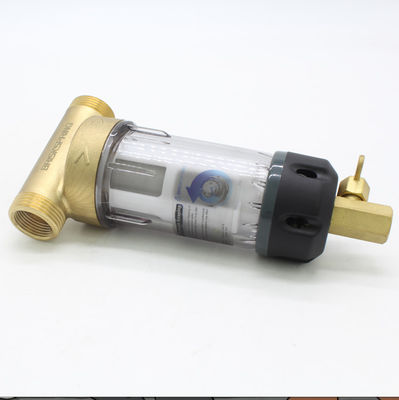 Spin Down Pra-Filter Air Sedimen dengan Scrapper, Sistem Pra-Filtrasi Flushable 40 Mikron yang Dapat Digunakan Kembali