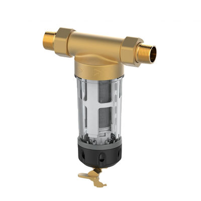 40 Mikron Filtrasi Flushable Spin Down Pra Filter Air Untuk Rumah