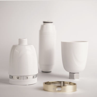 Terminal Pitcher Alkaline Sistem Descaler Air Mini untuk Kepala Pancuran Hujan Bak Mandi