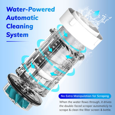 Otomatis Flushing dan drainase digunakan kembali seluruh filter air rumah 360 derajat kepala berputar
