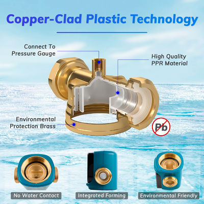 Pangan Grade stainless steel Screen Air Pre Filter Air Jerami Aliran Tinggi Aman Sistem Pembersihan Rumah Tangga