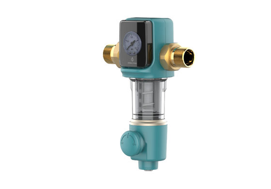 Air sumur Spin Down Sediment Filter Sistem Pembuangan Otomatis Seluruh Rumah Filter Air