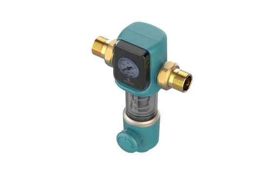 Sistem Pre Filter Air Rumah Tangga 3/4 Inch Menghilangkan Sedimen 4T/H 40 Mikron Sampai 300 Mikron