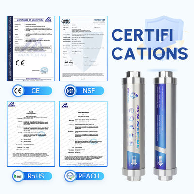 RoHS NDF Water Descaler System Maintenance Free 0.15MPa Bebas garam untuk seluruh rumah Descaling