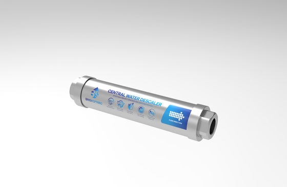 Seluruh Rumah Pusat SUS304 Air Descaler System 100C Hard Water Limescale Remover