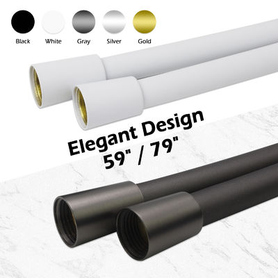 Super Soft Extra Long Kink-Free Silikon Handheld Shower Hose Ekstensi 360 derajat Gratis Rotasi