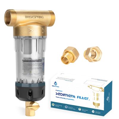 BriskSpring Spin Down Sediment Prefilter System untuk Filtrasi Seluruh Rumah