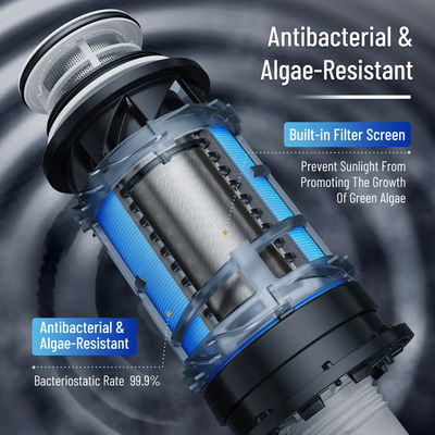 40 100 Mikron Seluruh Rumah Spin Down Sediment Dual Filtrasi Sediment Prefilter Digunakan Lagi