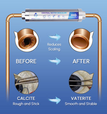 Inovatif tahan lama non-toksik seluruh rumah descaler air pusat dengan teknologi SAAS untuk pemurnian air perumahan