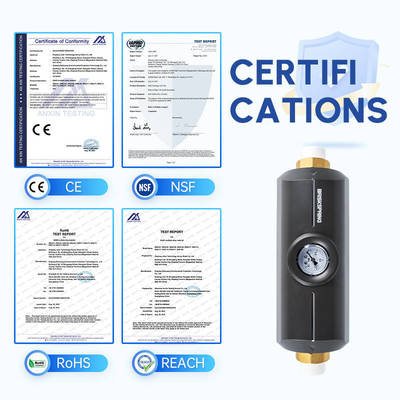 Water Safety Water Softener Descaler yang tahan lama dengan chip SAAS untuk sistem air rumah tangga