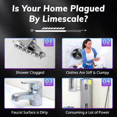 Sistem Anti Scale Tidak ada bahan kimia Pemanas Air Pelindung Descaler Sistem Maintenance-free
