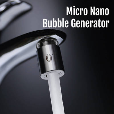 Faucet Micro Nano Bubble Aerator yang didukung sendiri untuk cuci pakaian dan pembersihan makanan