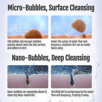 Faucet Micro Nano Bubble Aerator yang didukung sendiri untuk cuci pakaian dan pembersihan makanan