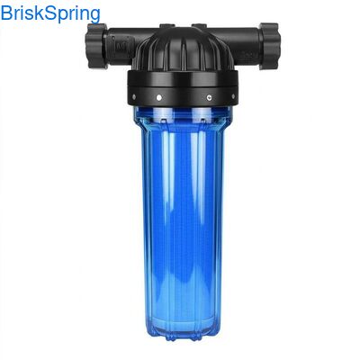 BPA Free Spin Down Water Filter dengan 1 Tahun Filter Life 4T Aliran Rate dan 0.15-1.5MPa Tekanan Air