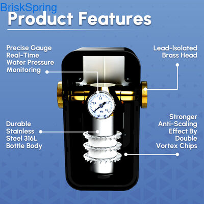 Air Descaler Anti-Scale Filter, Tidak Ada Alternatif Softener Garam untuk dapur, kamar mandi & pemeliharaan pipa