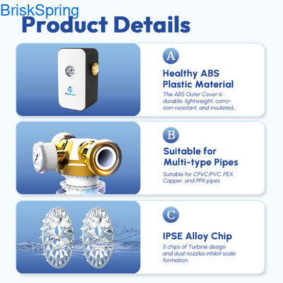 Air Descaler Anti-Scale Filter, Tidak Ada Alternatif Softener Garam untuk dapur, kamar mandi & pemeliharaan pipa