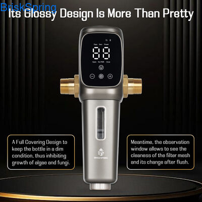 Automatic Backwash Pre Filter Intelligent Sediment Filter, High Flow Prefilter untuk Villa, Apartemen & Masyarakat Air Entry