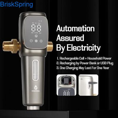 Seluruh Rumah 316L Stainless Steel Mesh Pre Water Filter dengan Smart Touch Control 6T H Flow Rate