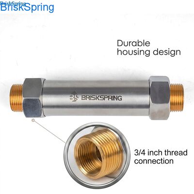 Kompak Descaler Air DN25 dengan 3/4 "garis, stainless steel rumah