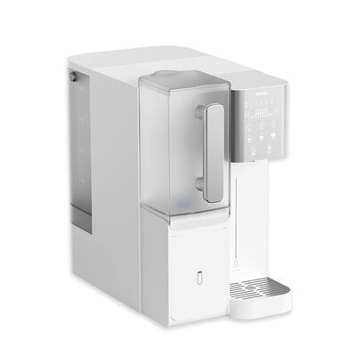 Pemurni Air RO Desktop Cerdas dengan Pemanasan Instan 2200W, Filtrasi Multi-Tahap, dan Desain Bebas Pemasangan