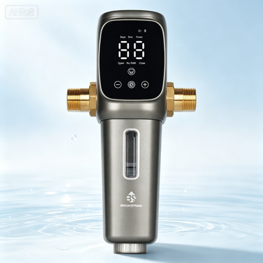 Filter Air Seluruh Rumah Otomatis Penuh dengan Filtrasi Presisi 40 Mikron dan Jaring Stainless Steel SUS 316L