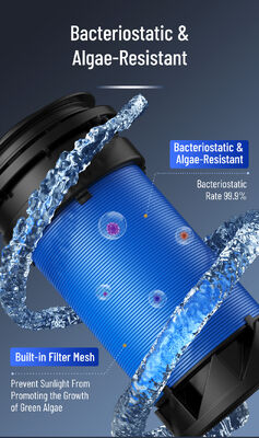 BriskSpring HZ-A 7 T/H 40 Mikron Filter Sedimen Seluruh Rumah dengan Instalasi Putar 360 Derajat