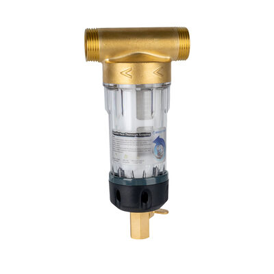 Seluruh Rumah Spin Down Sediment Air Pre Filter dengan 40 Mikron Filtrasi Desain yang dapat digunakan kembali dan Food Grade SS316L Mesh