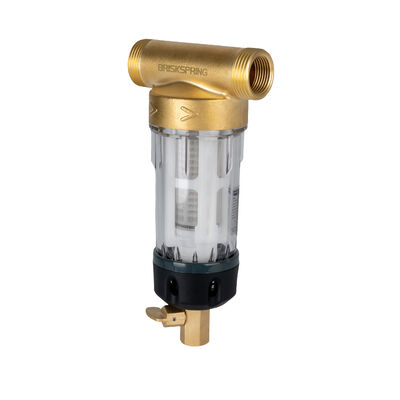 Seluruh Rumah Spin Down Sediment Air Pre Filter dengan 40 Mikron Filtrasi Desain yang dapat digunakan kembali dan Food Grade SS316L Mesh
