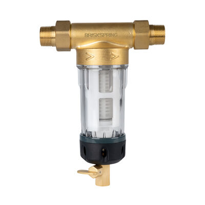 Seluruh Rumah Spin Down Sediment Air Pre Filter dengan 40 Mikron Filtrasi Desain yang dapat digunakan kembali dan Food Grade SS316L Mesh