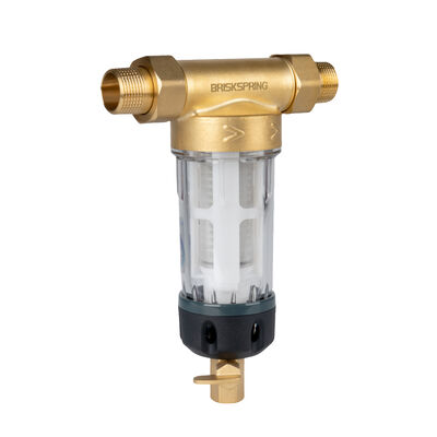 Seluruh Rumah Spin Down Sediment Air Pre Filter dengan 40 Mikron Filtrasi Desain yang dapat digunakan kembali dan Food Grade SS316L Mesh