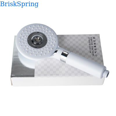 Shower Tangan BriskSpring Micro-Nano Bubble dengan 3 Mode Semprotan Hemat Air dan Konstruksi Baja Tahan Karat SUS304