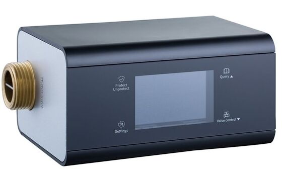 Detektor kebocoran air Smart Whole House dengan APP Remote Monitoring Dual Power Supply 3/4 Inch Connection