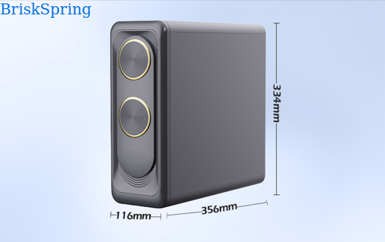 Sistem Filter Air RO Tanpa Tangki 800 GPD di Bawah Wastafel dengan Pemurni Reverse Osmosis Dual Outlet Air