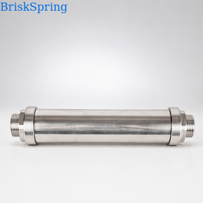 BriskSpring Sistem Descaler Air Efisiensi Tinggi Seluruh Rumah dengan Teknologi Polarisasi Ion SAAS 4T/H dan Bahan Kuningan H59-1