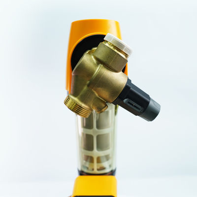 1/2in Reuseable Sediment Water Pre Filter Untuk Home Automatic Spin Down Sediment Filter