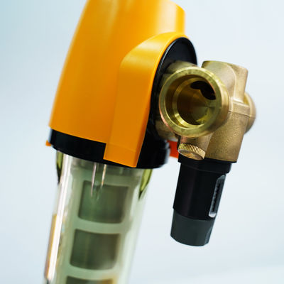 Flushable 1.5Mpa Garden Hose Sediment Filter Sediment Pre Filter System Untuk Air Sumur
