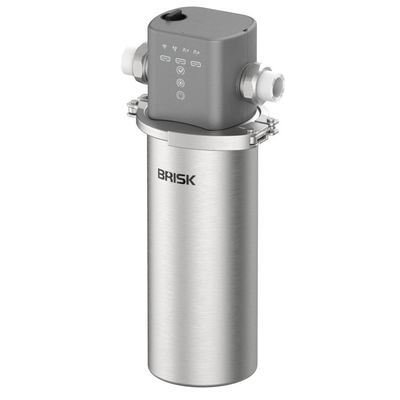 5 Mikron 304 Stainless Steel Water Pre Filter dengan katup tekanan manual untuk filtrasi yang lebih baik