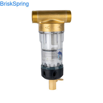 BPA Free Spin Down Water Filter dengan 1 Tahun Filter Life 4T Aliran Rate dan 0.15-1.5MPa Tekanan Air