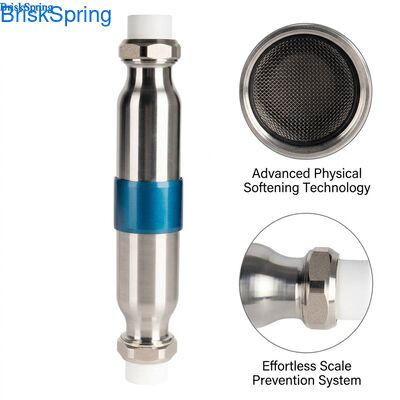 Teknologi Pelembut Fisik Canggih NSF RoHS REACH Descaler Air Bersertifikat untuk Penggunaan Rumah Ramah Lingkungan Kelas Atas