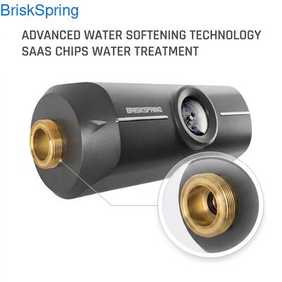 Water Safety Water Softener Descaler yang tahan lama dengan chip SAAS untuk sistem air rumah tangga