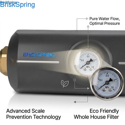 Badan ABS Non-Toksik Ramah Lingkungan Filter Anti Skala Penurun Skala Air Seluruh Rumah