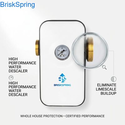 Pembersih kerak air bertenaga mandiri berkinerja tinggi bersertifikasi NSF untuk penggunaan seluruh rumah