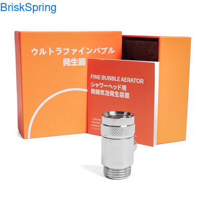 Nozel Aerator Gelembung Nano Mikro dengan Bahan Kuningan H59-1 Diameter Gelembung 0.001-0.1 MM untuk Kepala Pancuran Berbasis Air